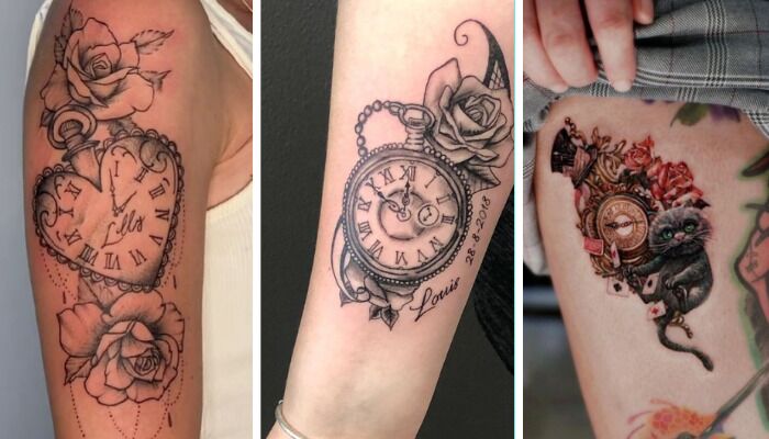 20+ Birth Clock Tattoos- Meaning and Design Ideas - She So Healthy